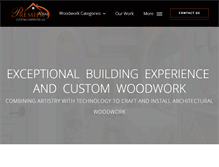 Tablet Screenshot of premiercustomcarpentry.com